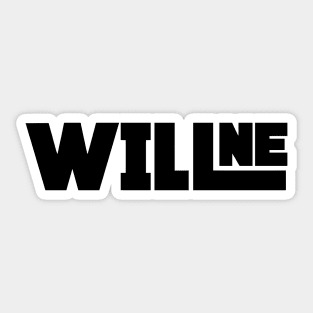 Willne Merch Willne Logo Sticker